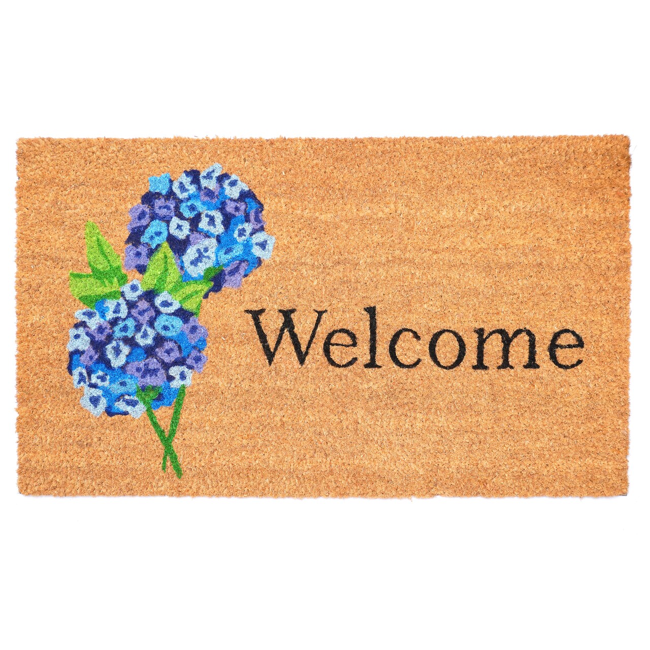 Hydrangea Welcome Doormat